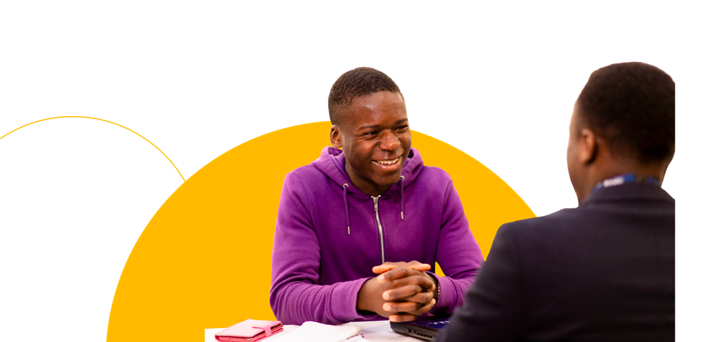 A woman with a laptop